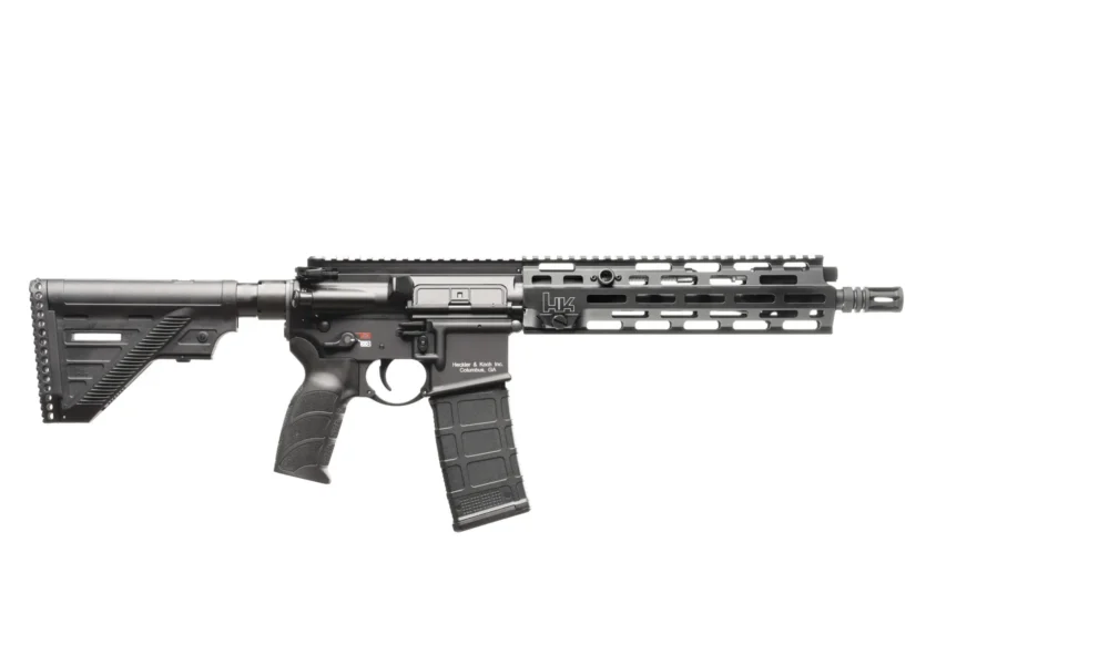 short-barreled rifle ownership example: Heckler & Koch MR556 A4 SBR with 11-inch barrel